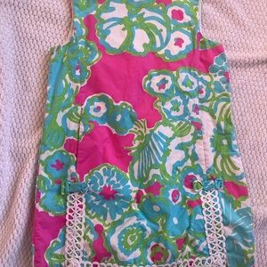Lilly Pulitzer Pink and Blue Floral Dress